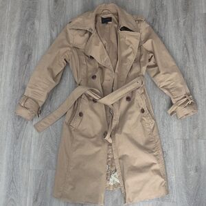 Banana Republic Classic Beige Trench Coat Women L